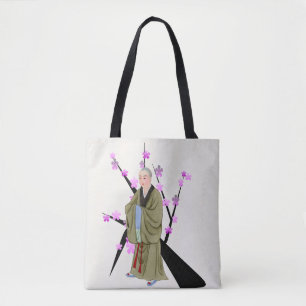 Bolso De Tela Monje budista Tote Bag