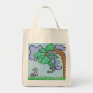 Bolso De Tela Monkeando alrededor