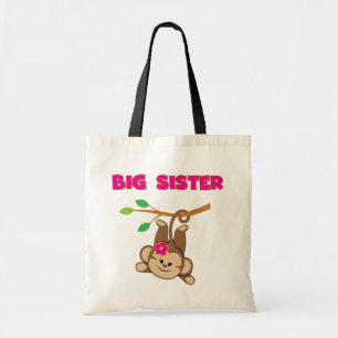 Bolso De Tela Monkey Big Sister