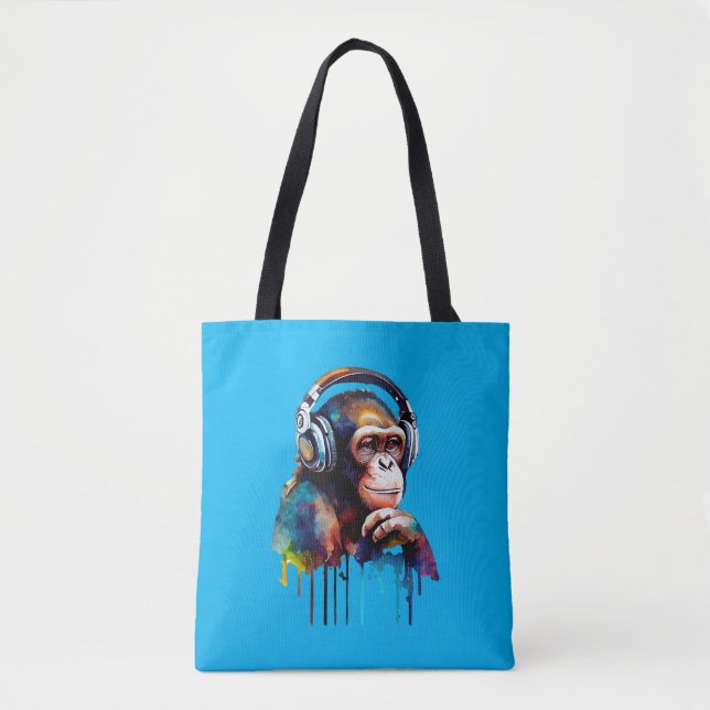 Bolso De Tela Monkey Business (Anverso)