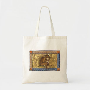Bolso De Tela Mono Bestiario Medieval c. 1270