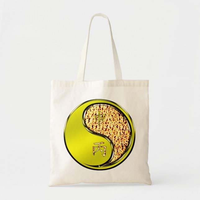 Bolso De Tela Mono de Fuego (Frente)