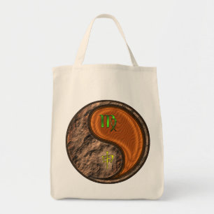 Bolso De Tela Mono de Virgo y Madera