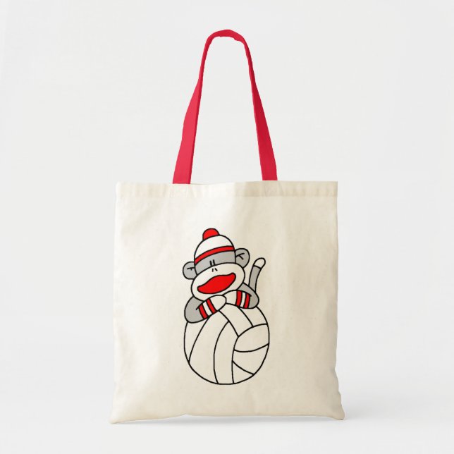 Bolso De Tela Mono de voleibol (Frente)