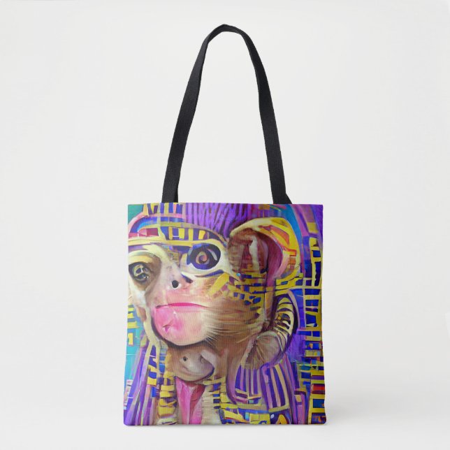 Bolso De Tela Mono egipcio (Anverso)