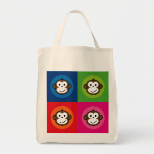 Bolso De Tela Mono fresco