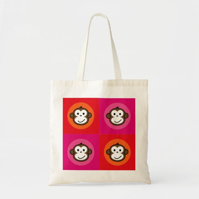 Bolso De Tela Mono fresco (Frente)