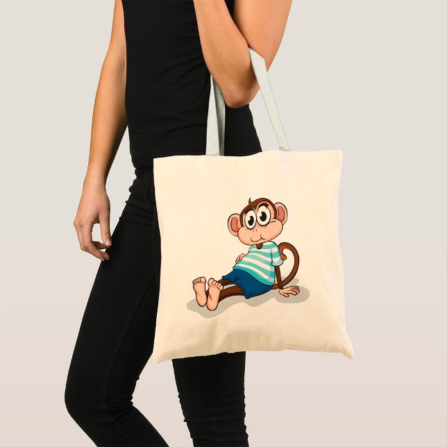Bolso De Tela Mono gracioso (Subido por el creador)