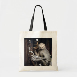 Bolso De Tela Mono sonriente