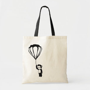 Bolso De Tela mono volador: globo de aire caliente