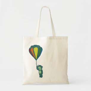 Bolso De Tela mono volador: globo de aire caliente