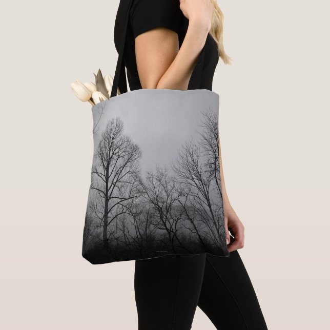 Bolso De Tela Monochrome_Tree_Tote (Detalle)