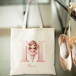 Bolso De Tela Monogram Ballerina