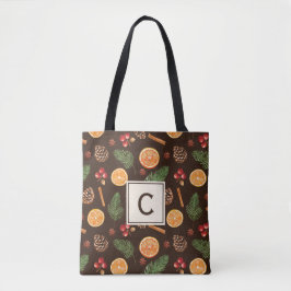 Bolso De Tela Monograma acuarela Invierno Botánico