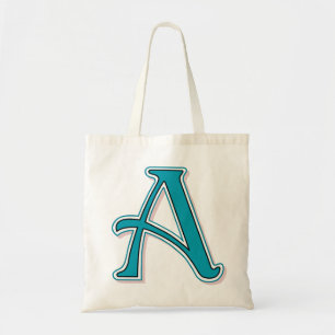 Bolso De Tela Monograma azul de Nouveau "A"