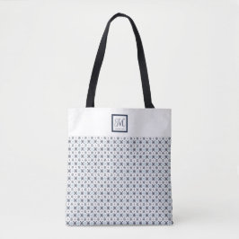 Bolso De Tela Monograma clásico Snowflake