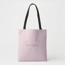 Bolso De Tela Monograma con aspecto elegante | Oro Rosa