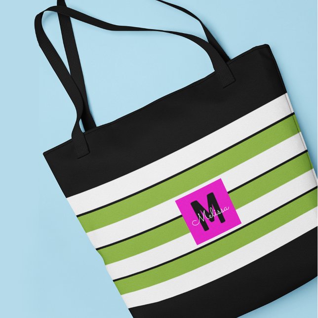 Bolso De Tela Monograma de bandas modernas (Subido por el creador)