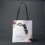 Bolso De Tela Monograma de Boda Rústico de destino del estado de<br><div class="desc">Boda estatal de Florida Destino Moda rústica de campo con madera blanca y marsala de color borgoña Arreglos florales y Boho Feathers Boda Tote Bags con MOVEABLE UBICACIÓN CARDÍACA sólo hacer clic en el enlace personalizar para posicionar su corazón ~ Ver mi tienda para ver toda la suite boda para...</div>