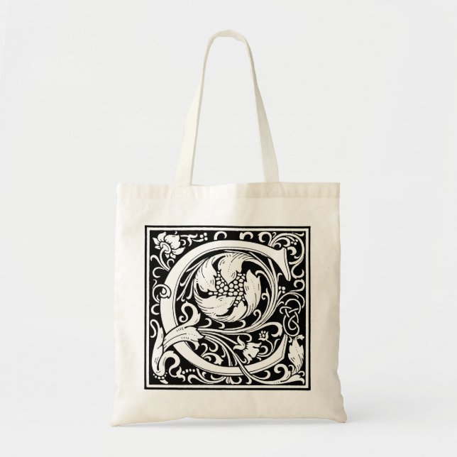 Bolso De Tela Monograma de C (Frente)