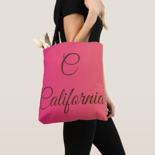 Bolso De Tela Monograma de California