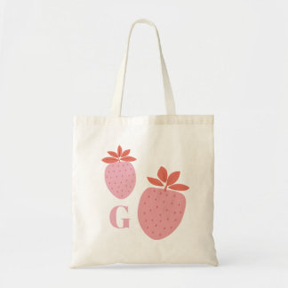 Bolso De Tela Monograma de fresa