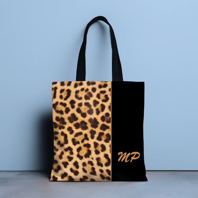 Bolso De Tela Monograma de impresión Leopardo Personalizado (Subido por el creador)