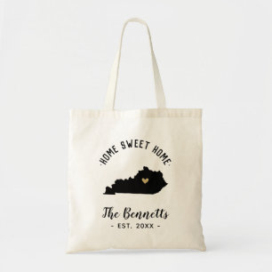 Bolso De Tela Monograma de la familia Kentucky Home Sweet Home
