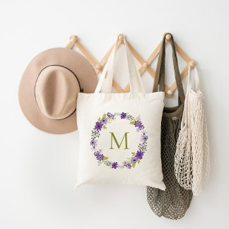 Bolso De Tela Monograma de la floral caprichosa