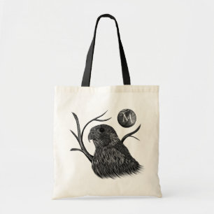 Bolso De Tela Monograma de la luna llena del halcón