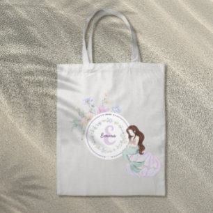 Bolso De Tela Monograma de las sirenas caprichosas