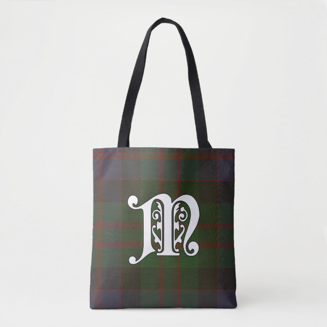 Bolso De Tela Monograma de MacDonald Clan Tartan (Anverso)