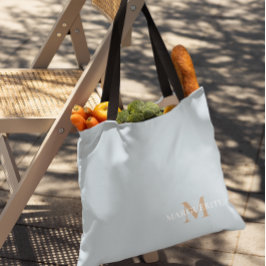 Bolso De Tela Monograma de nombre personalizado