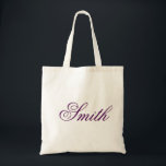 Bolso De Tela Monograma de nombres personalizado<br><div class="desc">Este nombre personalizado monograma lindo mochila de teta vintage es la mejor idea de regalo para novias y damas de honor en bodas.</div>