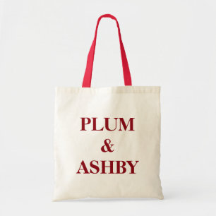 Bolso De Tela Monograma de nombres personalizado