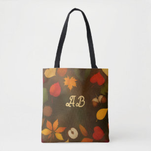 Bolso De Tela Monograma de otoño