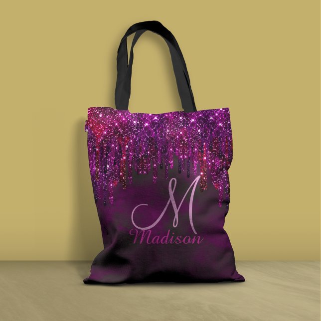 Bolso De Tela Monograma de perforaciones de Purpurina de unicorn (Subido por el creador)