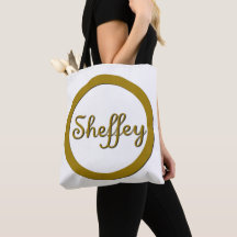 Monograma de sheffey en oro