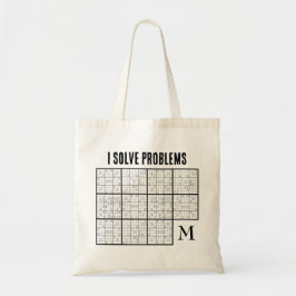 Bolso De Tela Monograma de Sudoku