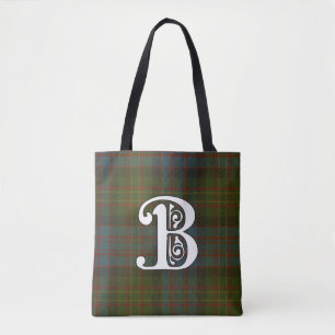 Bolso De Tela Monograma del tartán del clan de Bowie