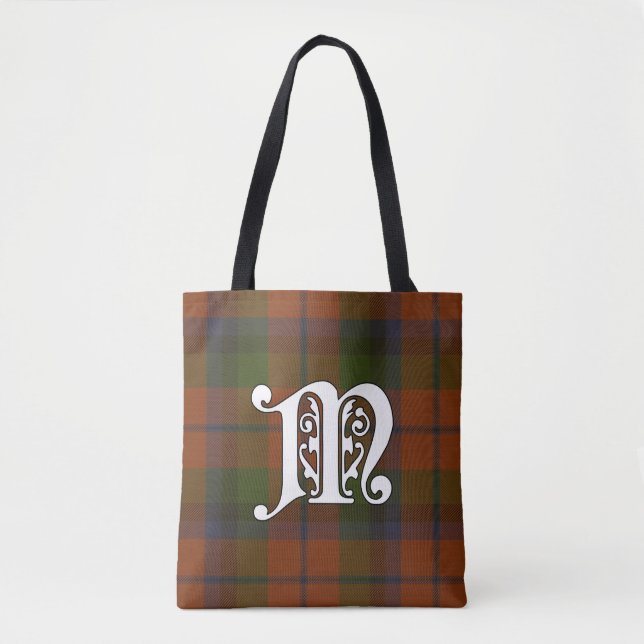 Bolso De Tela Monograma del tartán del clan de MacNaughton (Anverso)