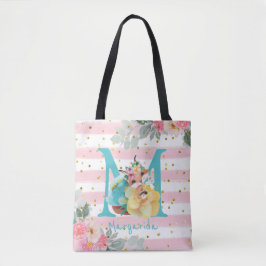 Bolso De Tela Monograma dulce de Ilustracion Fox