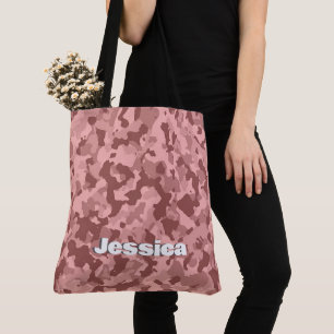Bolso De Tela Monograma en Maroon Camo