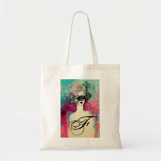 Bolso De Tela MONOGRAMA ENCANTADOR / Belleza misteriosa con másc (Frente)