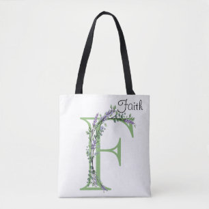 Bolso De Tela Monograma F Lavender Eucalyptus