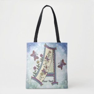 Bolso De Tela Monograma floral A