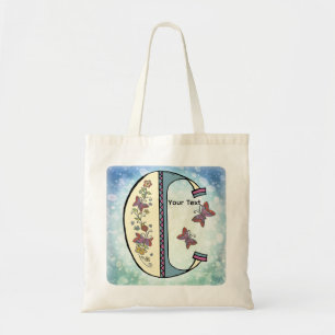 Bolso De Tela Monograma floral C
