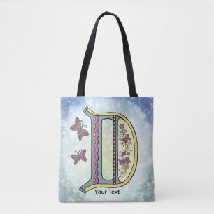 Bolso De Tela Monograma floral D