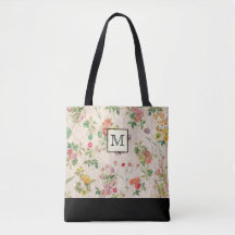 Monograma floral de país