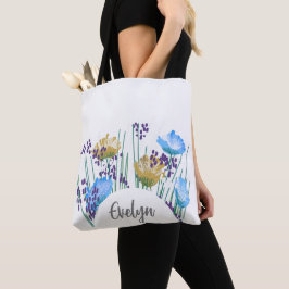 Bolso De Tela Monograma Floral Evelyn